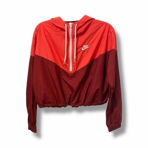 Nike Women's Pink and Maroon Jacket